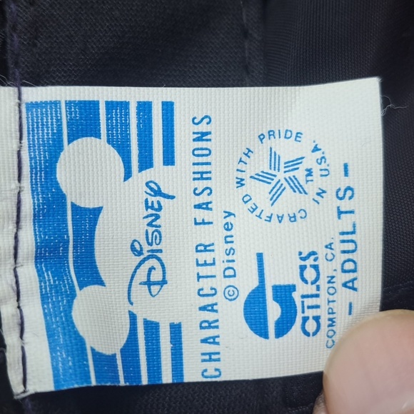 Vintage Disney Mickey Mouse silhouette black & white satin leather pull tab hat - Picture 8 of 8